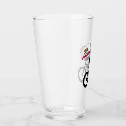 Bigfoot Cycling California Vlag Glas (Rechts)
