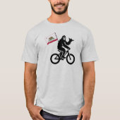 Bigfoot Cycling California Vlag T-shirt (Voorkant)