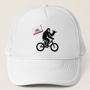 Bigfoot Cycling California Vlag Trucker Pet
