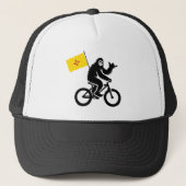 Bigfoot Cycling New Mexico Flag Trucker Pet (Voorkant)
