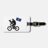 Bigfoot Cycling Oregon Vlag Bagagelabel (Voorkant horizontaal)