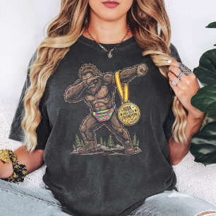 Bigfoot Dab Verstoppertje Kampioen T-shirt