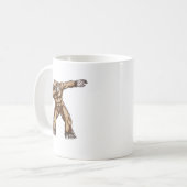 Bigfoot Dabbing Coffee Mok (Voorkant links)