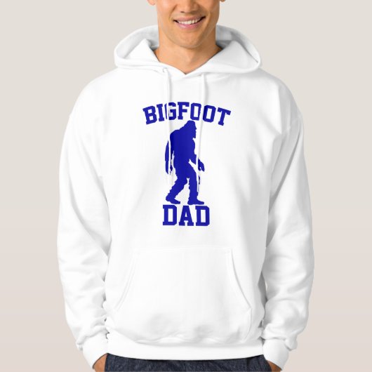 Bigfoot Dad - Funny Bigfoot Hoodie (Voorkant)