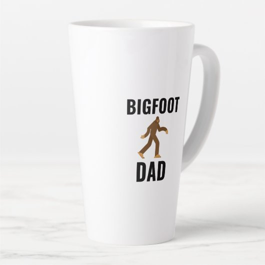 Bigfoot dad latte mok (Rechterhoek)