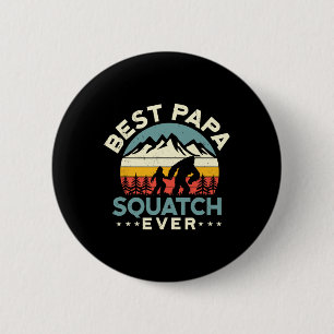 Bigfoot Dad Sasquatch Dad Beste Papa Squatch Ooit Ronde Button 5,7 Cm