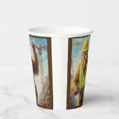 Bigfoot de bouwvakker papieren bekers (Rechts)