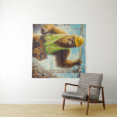 Bigfoot de Bouwvakker Wandkleed (In Situ (horizontaal))