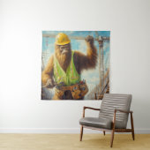 Bigfoot de Bouwvakker Wandkleed (In situ)