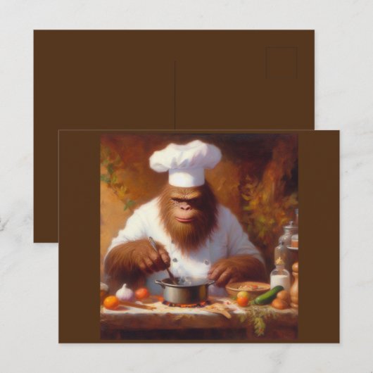 Bigfoot de Chef Briefkaart (Voorkant / Achterkant)