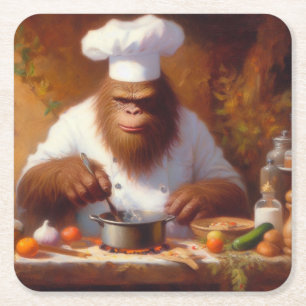 Bigfoot de Chef Kartonnen Onderzetters