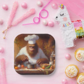 Bigfoot de Chef Papieren Bordje (Feest)