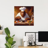Bigfoot de Chef Poster (Thuiskantoor)