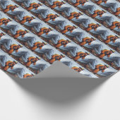 Bigfoot de Hot Shot Brandweerman Cadeaupapier (Hoek)