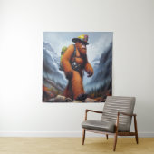 Bigfoot de Hot Shot Brandweerman Wandkleed (In situ)