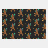 Bigfoot die een Alien Funny Paranormal ontneemt Inpakpapier Vel (Voorkant)