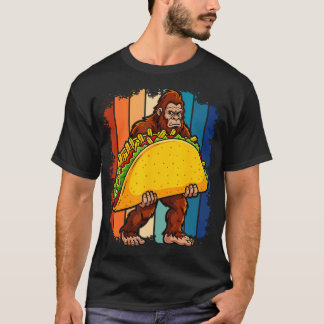 Bigfoot die Taco draagt Funny Cinco De Mayo Jongen T-shirt