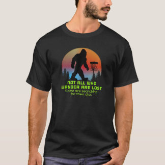 Bigfoot Disc Golf Sasquatch Chain Tosser Grappige T-shirt