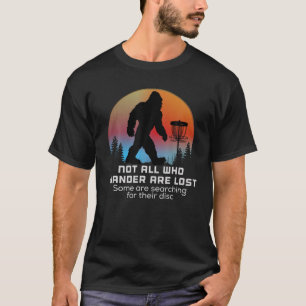 Bigfoot Disk Golf Sasquatch Chain Tosser Funny Big T-shirt