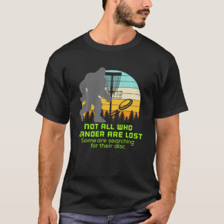 Bigfoot Disk Golf Sasquatch Chain Tosser Funny Big T-shirt