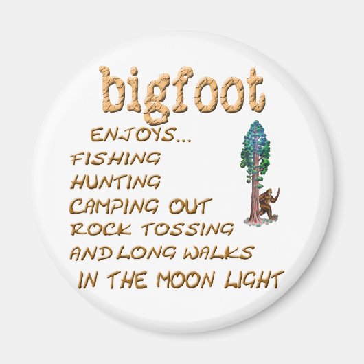 Bigfoot doet dat niet magneet (Voorkant)