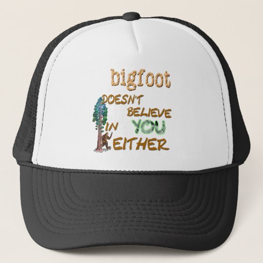 Bigfoot doet dat niet trucker pet (Voorkant)