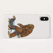 Bigfoot Dog Walk Dachshund T Sasquatch Kinder Mann Case-Mate iPhone Case (Achterkant (horizontaal))