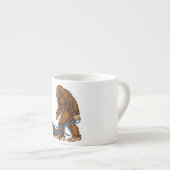 Bigfoot Dog Walk Dachshund T Sasquatch Kinder Mann Espresso Kop (Voorkant rechts)