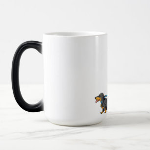 Bigfoot Dog Walk Dachshund T Sasquatch Kinder Mann Magische Mok