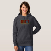 Bigfoot & Dogman Dames Hoodie (Voorkant volledig)