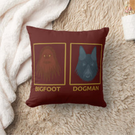 Bigfoot & Dogman Kussen