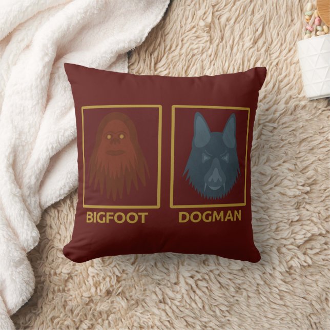 Bigfoot & Dogman Pillow Kussen (Deken)