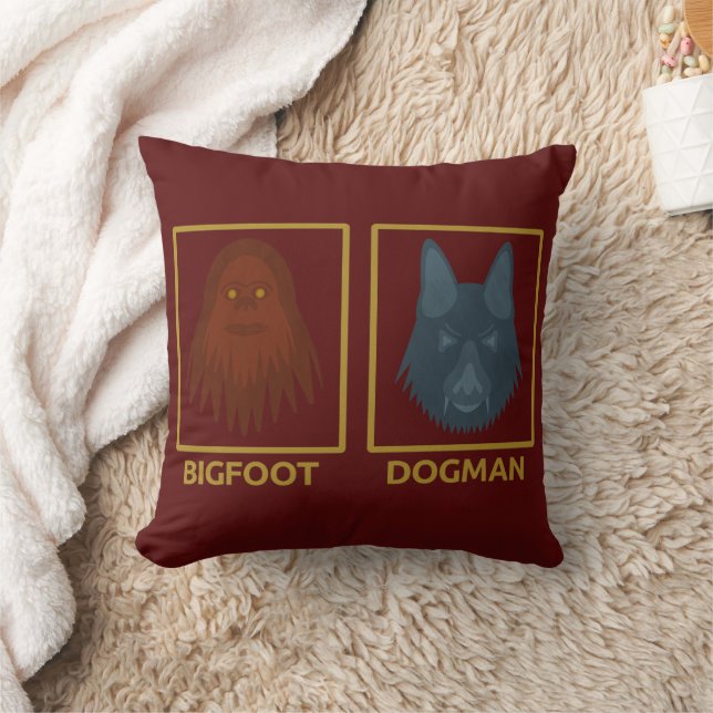 Bigfoot & Dogman Pillow Kussen (Deken)