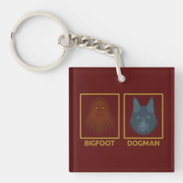 Bigfoot & Dogman Sleutelhanger