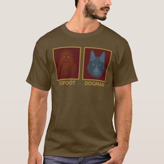 Bigfoot & Dogman T-Shirt (Voorkant)