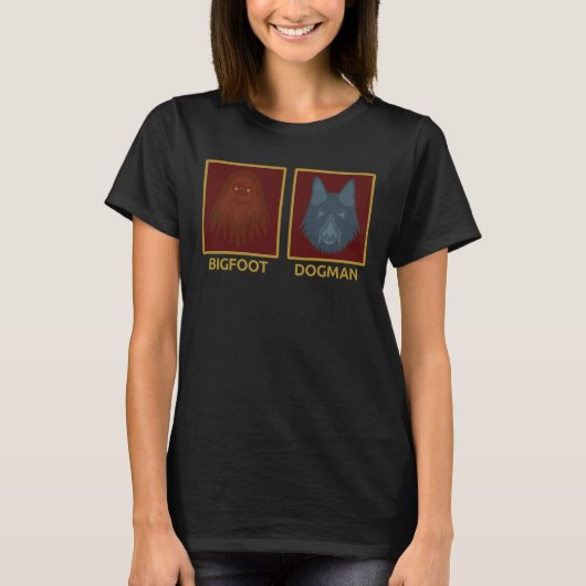 Bigfoot & Dogman Women's T-Shirt (Voorkant)
