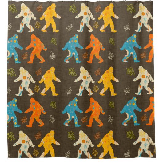 Bigfoot Douchegordijn (Voorkant)