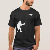 Bigfoot Drone Pilot Drone Gift Pilootvlucht T-shirt (Voorkant)