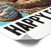 Bigfoot Easter Egg Happy Easter Day Bigfoot Lover Poster (Hoek)