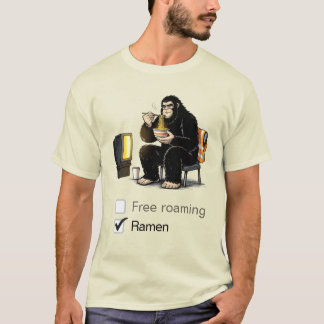 Bigfoot eats ramen T-Shirt