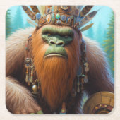 Bigfoot Eco Warrior Kartonnen Onderzetters (Voorkant)