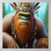 Bigfoot Eco Warrior Poster (Voorkant)