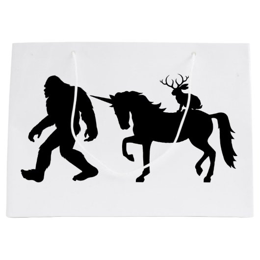 Bigfoot, Eenhoorn en Jack A Lope Groot Cadeauzakje (Voorkant)