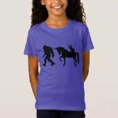 Bigfoot, eenhoorn en Jackalope T-shirt (Voorkant)
