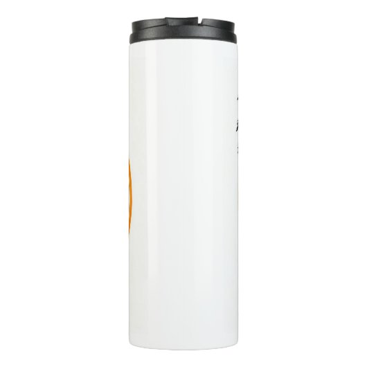 Bigfoot eet een sinaasappel thermosbeker (Achterkant)