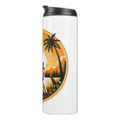 Bigfoot eet een sinaasappel thermosbeker (Geroteerd rechts)