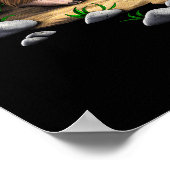 Bigfoot en Alien Camping Poster (Hoek)