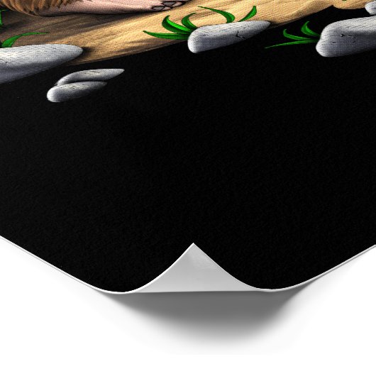 Bigfoot en Alien Camping Poster (Hoek)