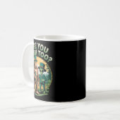 Bigfoot en Alien Drinken Bier Grappige St. Patrick Koffiemok (Voorkant links)