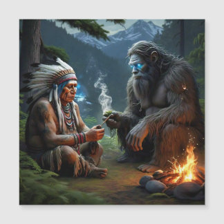 Bigfoot en Chief Moonlit Forest Gathering